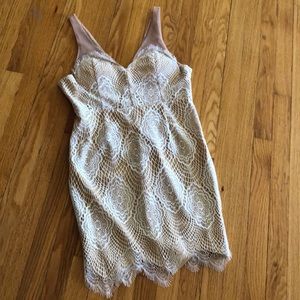 Lace mini dress